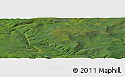 Satellite Panoramic Map of the area around 62° 0' 21" N, 92° 43' 29" E