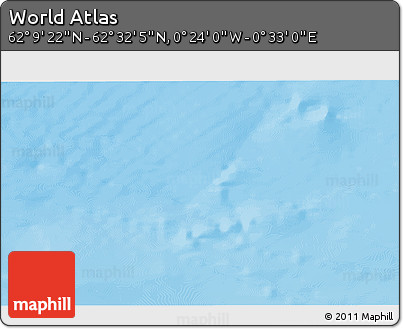 Physical 3D Map of the Area around 62° 20' 44" N, 0° 4' 30" E