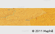 Political Panoramic Map of the area around 62° 20' 44" N, 106° 19' 29" E