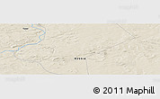Shaded Relief Panoramic Map of the area around 62° 20' 44" N, 106° 19' 29" E