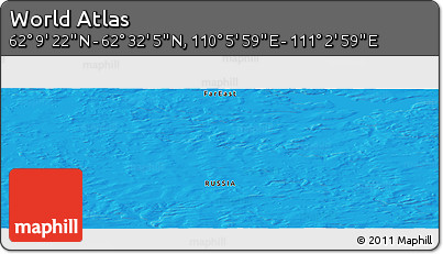 Political Panoramic Map of the Area around 62° 20' 44" N, 110° 34' 29" E