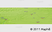 Physical Panoramic Map of the area around 62° 20' 44" N, 116° 31' 30" E