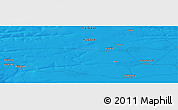 Political Panoramic Map of the area around 62° 20' 44" N, 116° 31' 30" E
