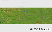 Satellite Panoramic Map of the area around 62° 20' 44" N, 116° 31' 30" E