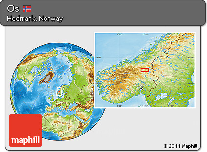 Physical Location Map of Os