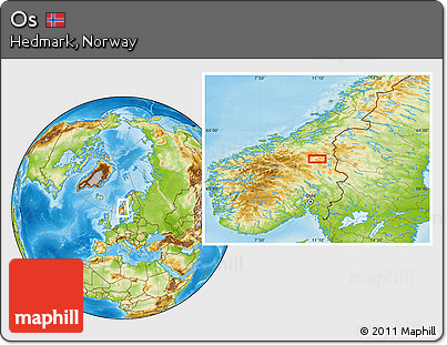 Physical Location Map of Os