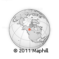 Outline Map of the Area around 62° 20' 44" N, 121° 28' 29" W, rectangular outline