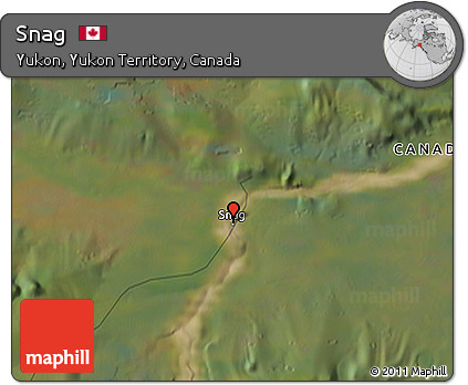 Satellite 3D Map of Snag