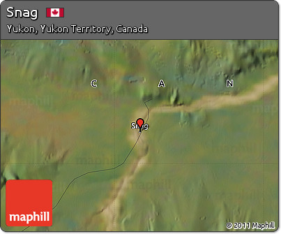 Satellite Map of Snag