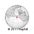 Outline Map of the Area around 62° 20' 44" N, 156° 19' 29" W, rectangular outline
