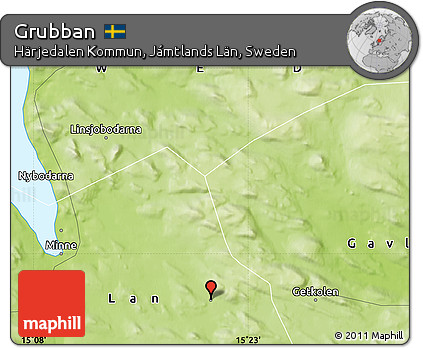 Physical Map of Grubban