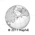Outline Map of the Area around 62° 20' 44" N, 162° 25' 30" E, rectangular outline