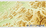 Physical 3D Map of the area around 62° 20' 44" N, 169° 13' 29" E
