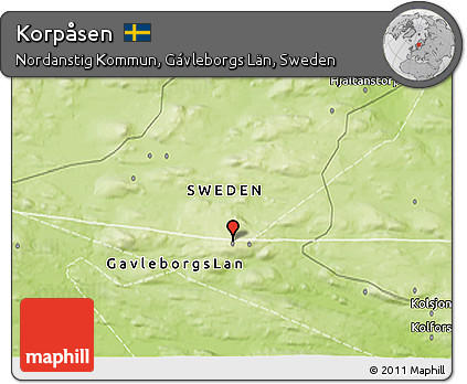 Physical 3D Map of Korpåsen