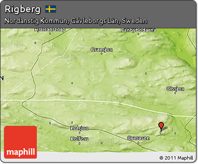 Physical 3D Map of Rigberg