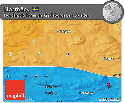 Political Map of Norrbäck