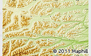 Physical Map of the area around 62° 20' 44" N, 171° 46' 30" E
