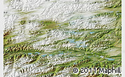 Satellite Map of the area around 62° 20' 44" N, 171° 46' 30" E
