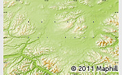 Physical Map of the area around 62° 20' 44" N, 172° 37' 30" E