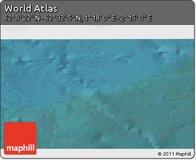 Satellite 3D Map of the Area around 62° 20' 44" N, 1° 46' 29" E