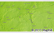 Physical 3D Map of the area around 62° 20' 44" N, 22° 10' 29" E