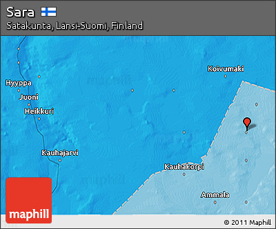 Political 3D Map of Sara