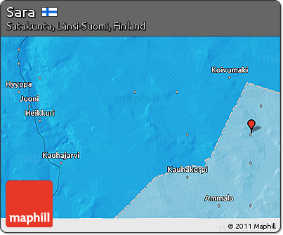 Political 3D Map of Sara