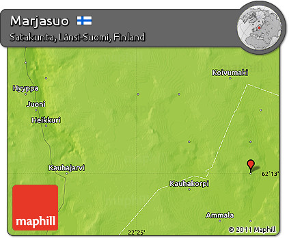 Physical Map of Marjasuo