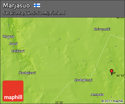 Physical Map of Marjasuo