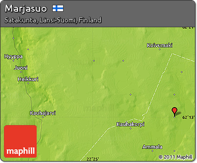 Physical Map of Marjasuo