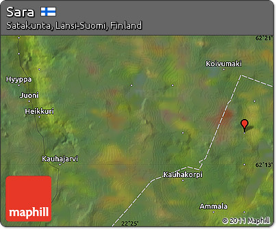Satellite Map of Sara