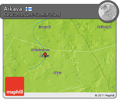 Physical 3D Map of Aikava