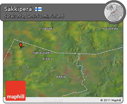 Satellite 3D Map of Säkkiperä