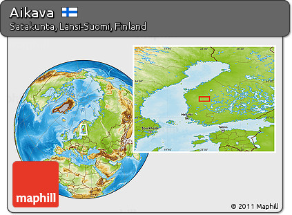 Physical Location Map of Aikava
