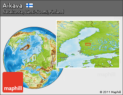 Physical Location Map of Aikava