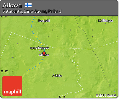 Physical Map of Aikava