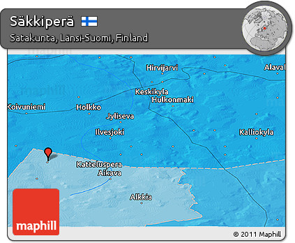 Political Panoramic Map of Säkkiperä