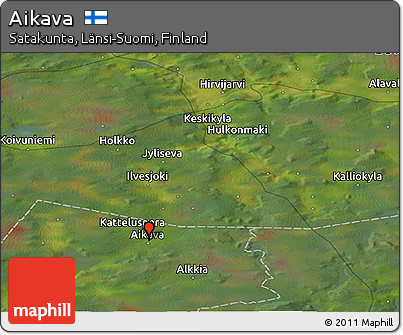 Satellite Panoramic Map of Aikava