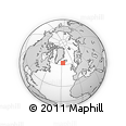 Outline Map of the Area around 62° 20' 44" N, 27° 7' 30" W, rectangular outline