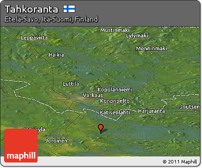 Satellite Panoramic Map of Tahkoranta