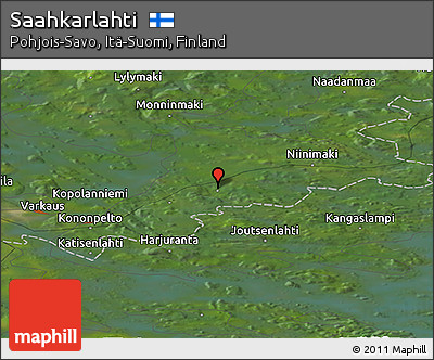 Satellite Panoramic Map of Saahkarlahti