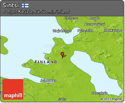 Physical 3D Map of Sintsi