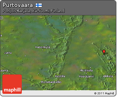 Satellite 3D Map of Purtovaara