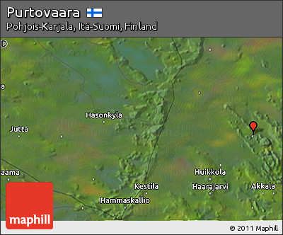 Satellite 3D Map of Purtovaara