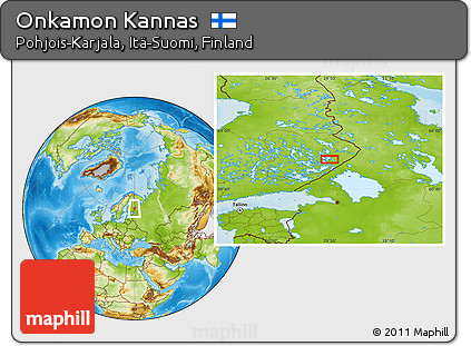 Physical Location Map of Onkamon Kannas