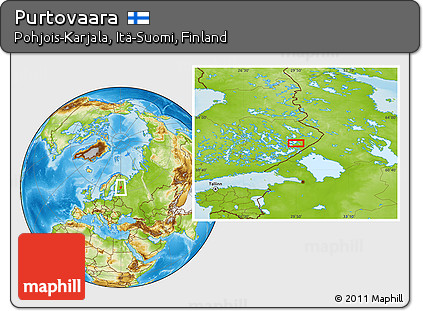 Physical Location Map of Purtovaara