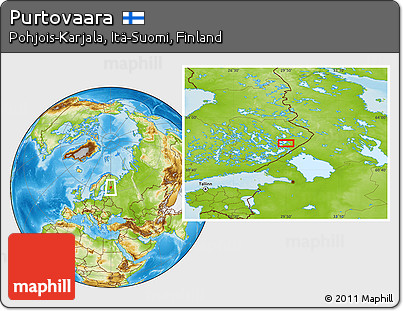 Physical Location Map of Purtovaara