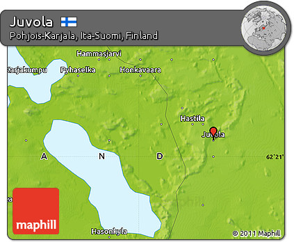 Physical Map of Juvola