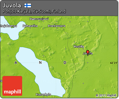 Physical Map of Juvola