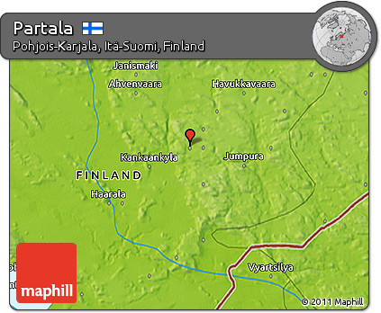 Physical 3D Map of Partala